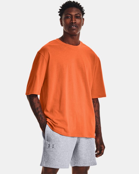Men's UA Playback Boxy Heavyweight T-Shirt, Orange, pdpMainDesktop image number 0